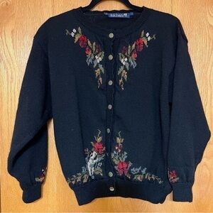 Tulchan vintage size medium wool blend cardigan